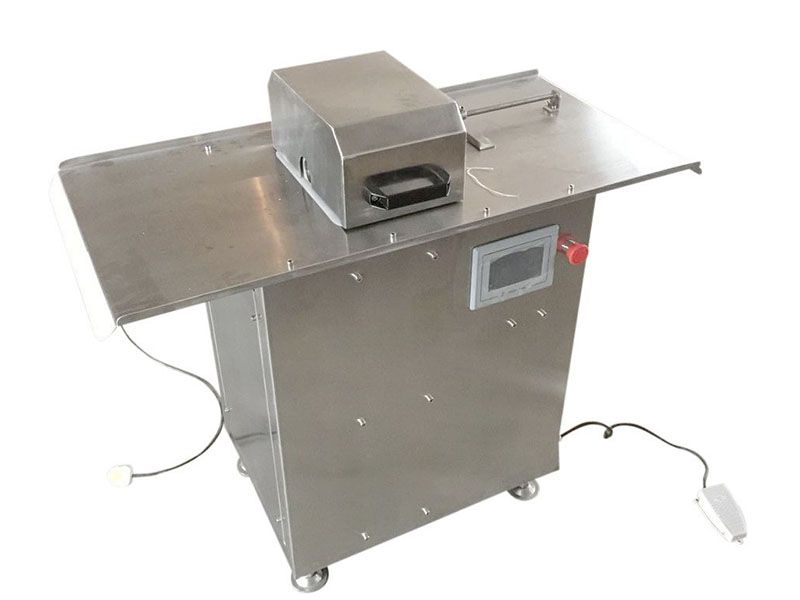 半自动单(dan)条香肠扎线机(ji)